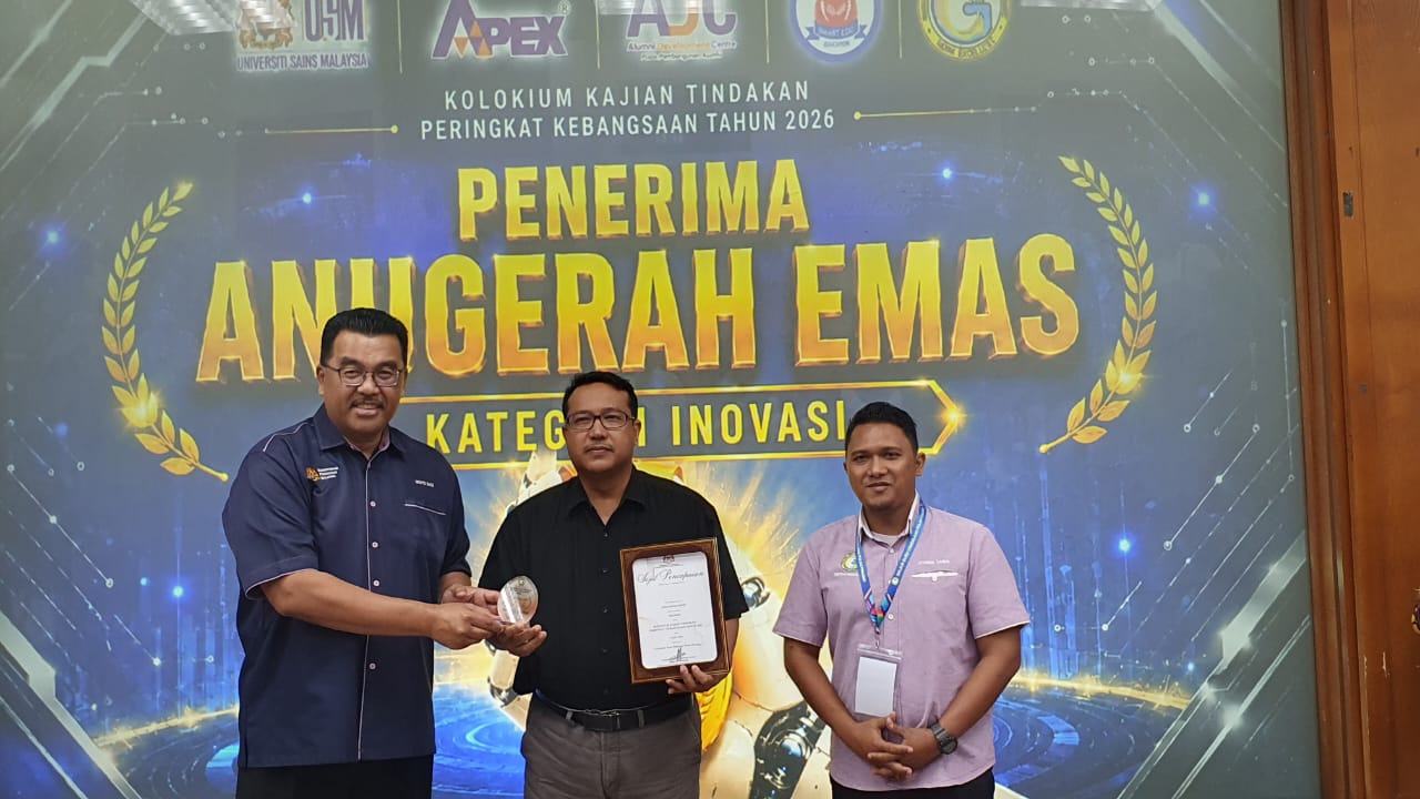 KognAktif Raih Anugerah Emas dalam Kolokium Kajian Tindakan & Inovasi Peringkat Kebangsaan 2026